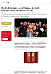 Article Ouest France sur la classe Concours